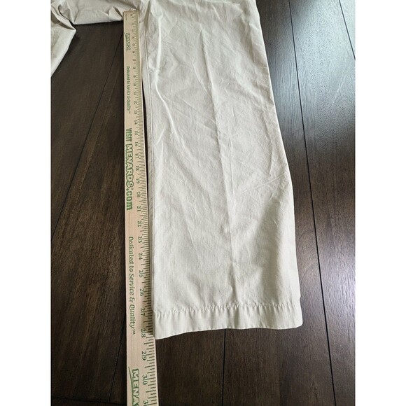 Lauren Ralph Lauren Utility Pants Women 12 Khaki Ripstop Adjustable Snap Ankle - Picture 4 of 7